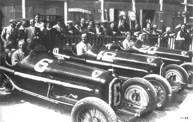 Die Rennabteilung von Alfa Romeo in den 1920er Jahren