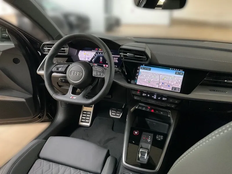 Audi S3 Sedan =NEW= Panorama/Titan Black Optic Гаранция Image 4
